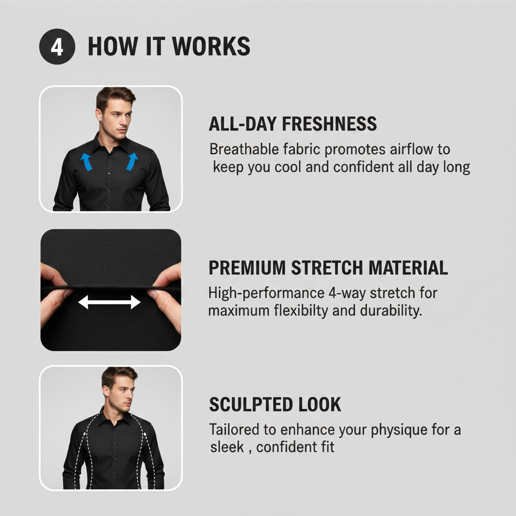 Men Business Shirt